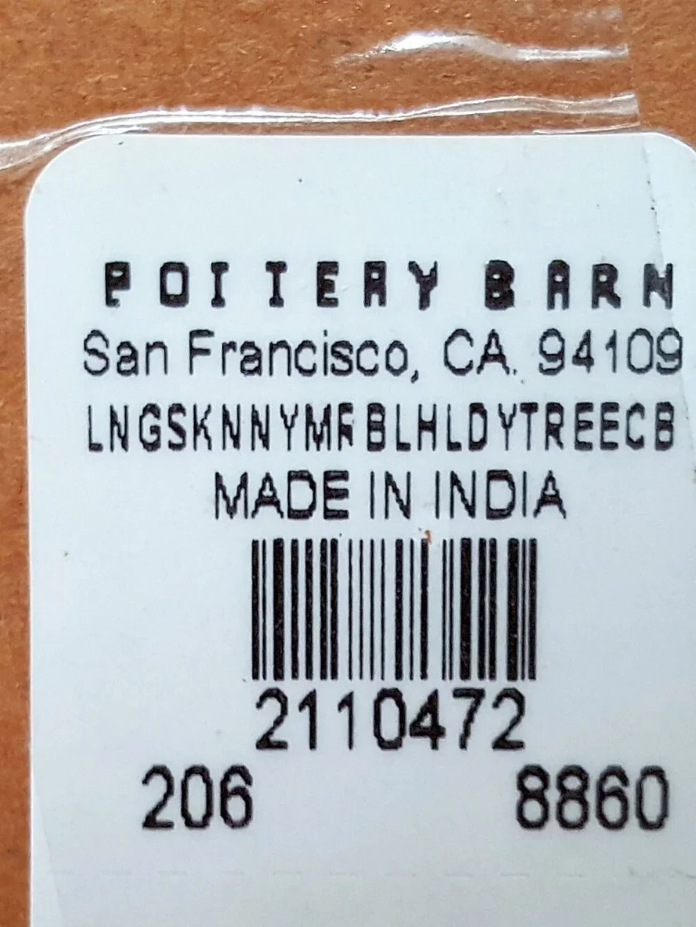 Pottery Barn Tall Marble Tree Cheese Board 16